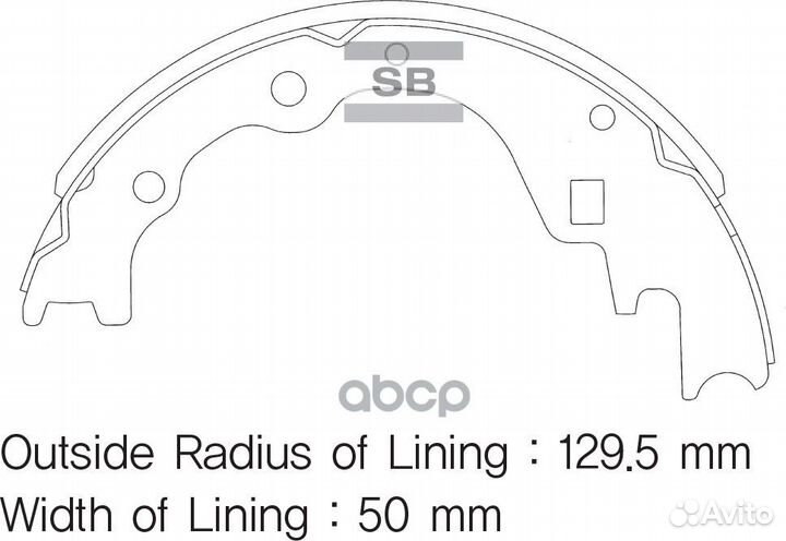 Колодки тормозные KIA pregio/K 2700/K 3000 задн