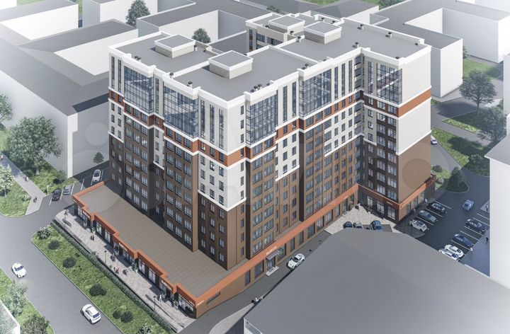 3-к. квартира, 98,8 м², 9/12 эт.