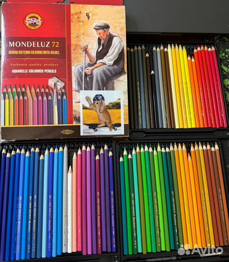 Акварельные карандаши mondeluz