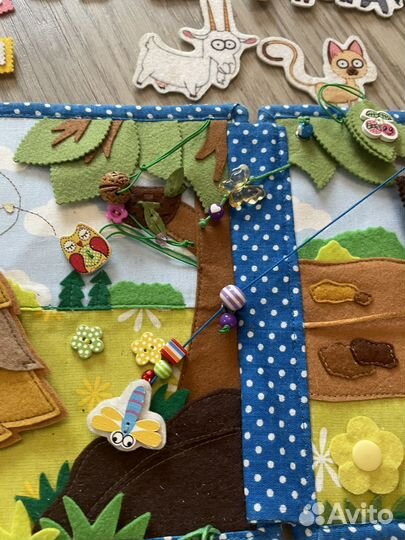 Планшет фетр Синий трактор