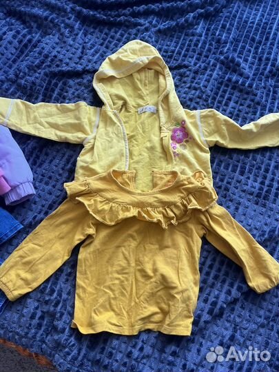 Детские вещи пакетом от года до двух для девочки