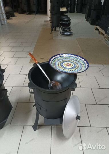 Чугунный Казан Комплект с Печью
