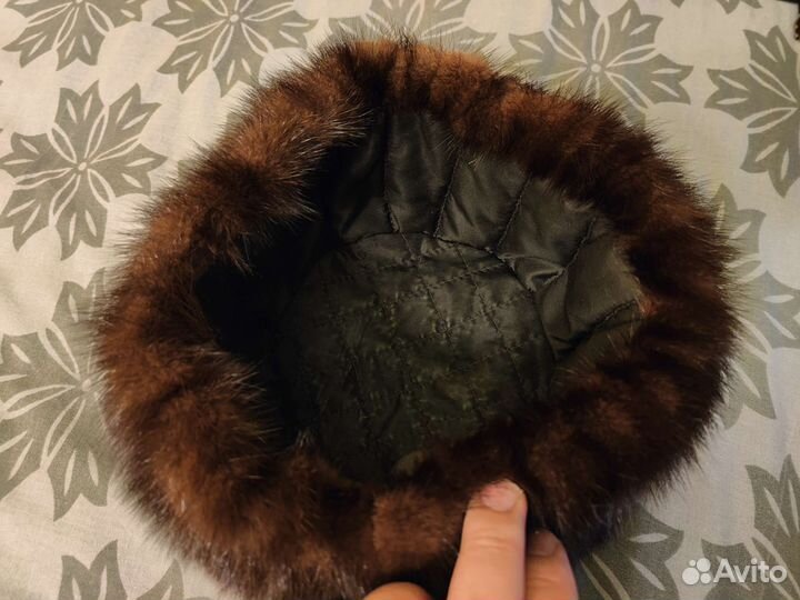 Мужская норковая шапка