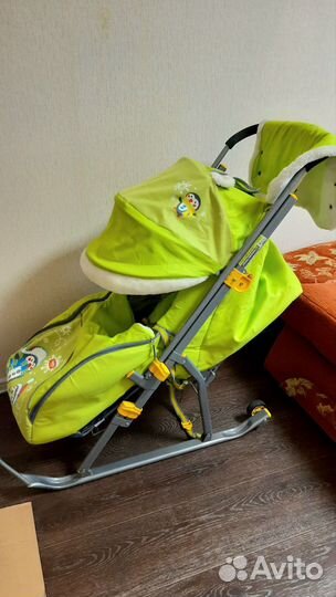 Детские санки коляска