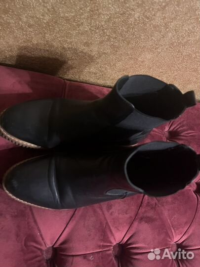 Ботинки челси женские натуральная кожа