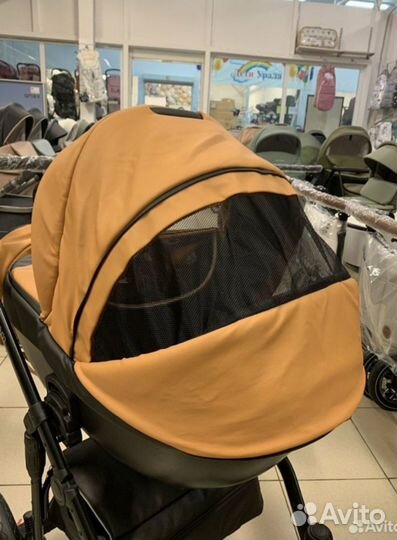 Коляска Peppy Zoom экокожа 3в1