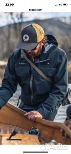 Simms куртка мs guide classic jacket carbon