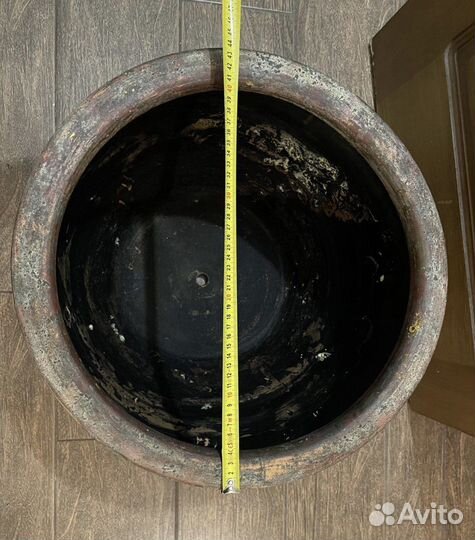 Большое керамическое кашпо