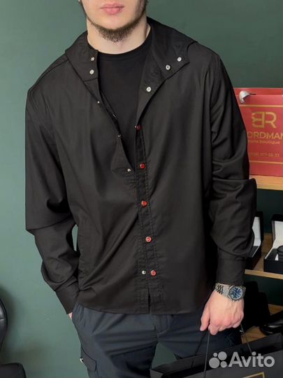 Рубашка Kiton с капюшоном