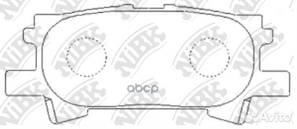 Колодки тормозные дисковые lexus RX 3.5 2006