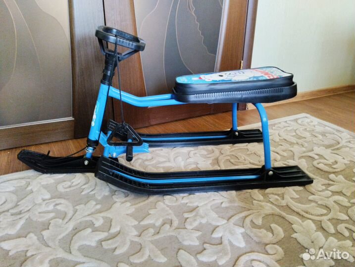 Детский снегокат Пингвин