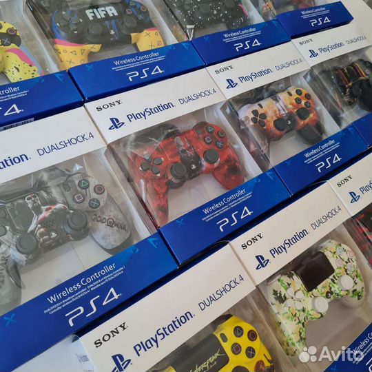 Беспроводной джойтсик с принтами для пс4, пк