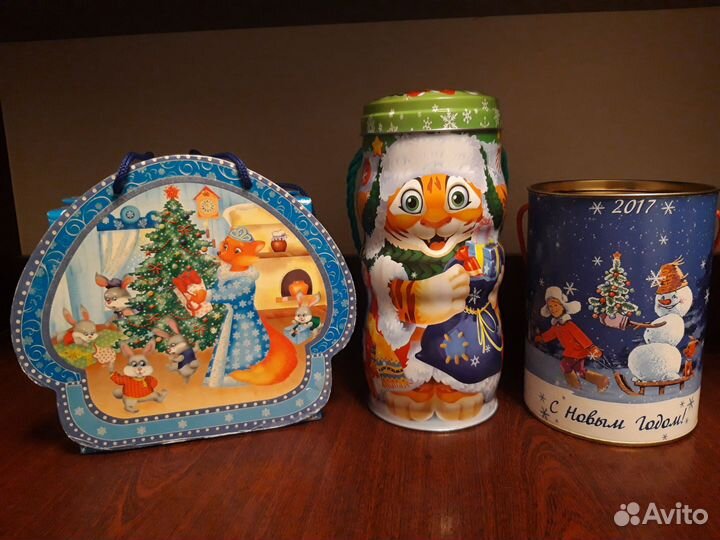 Коробки из-под чая и конфет