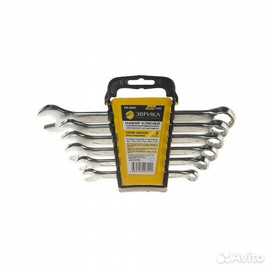 Набор ключей комбинированных 8-17мм 6 предметов