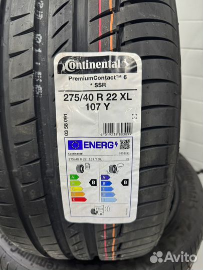 Continental PremiumContact 6 SSR 275/40 R22 и 315/35 R22