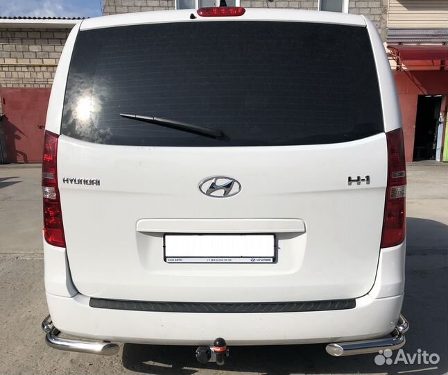 Защита задняя Hyundai Grand Starex 2015+ углы двой