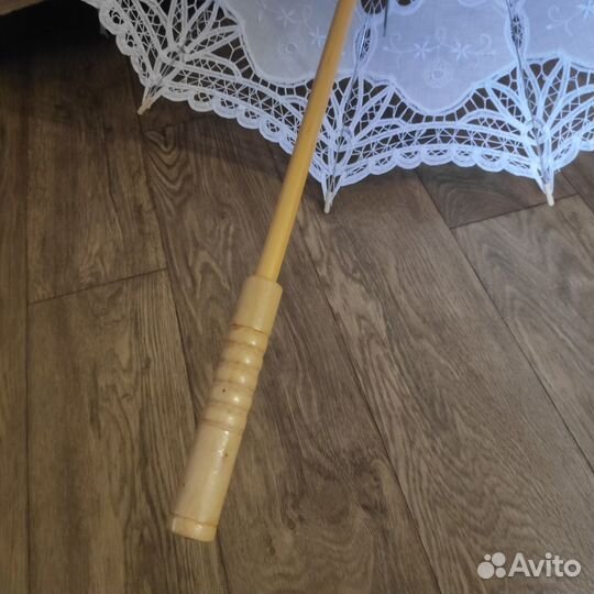 Зонт текстильный под винтаж