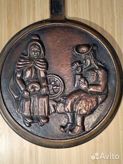 Барельеф, Панно Медное настенное