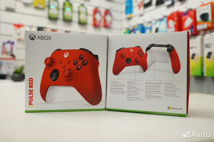 Геймпад Xbox series S/X, Red, Новый, Оригинал