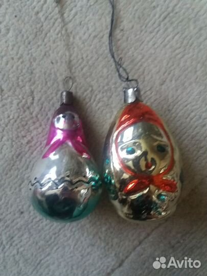 Ёлочные игрушки СССР 