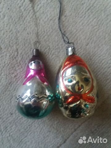 Ёлочные игрушки СССР 