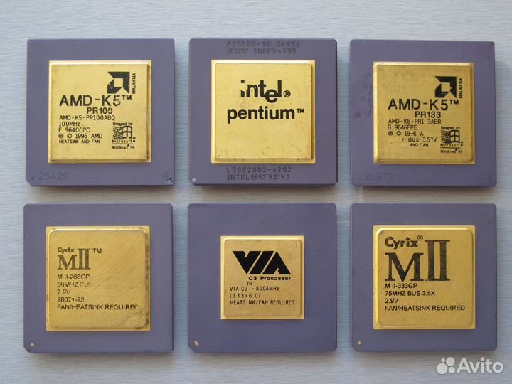 Поцессоры CPU цпу