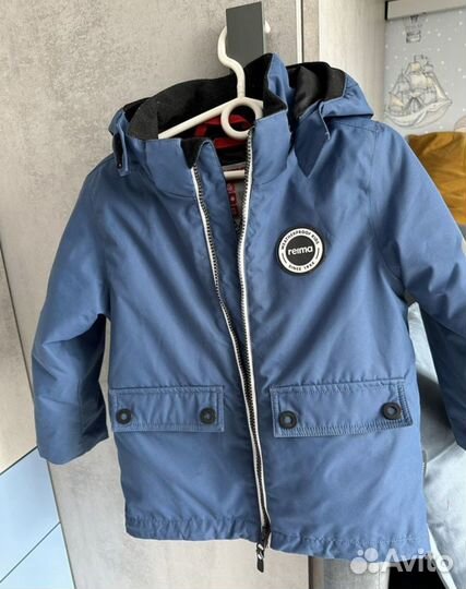 Куртка reima 3в1 104