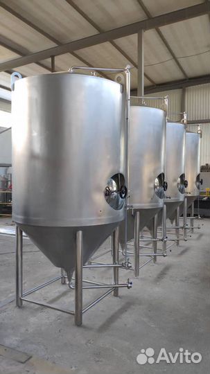 Цилиндро конический танк для пива,цкт пивзавод