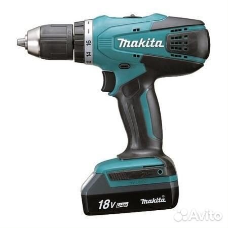 Дрель-шуруповерт акк. Makita DF457DWE 18В,2х1.5ачl