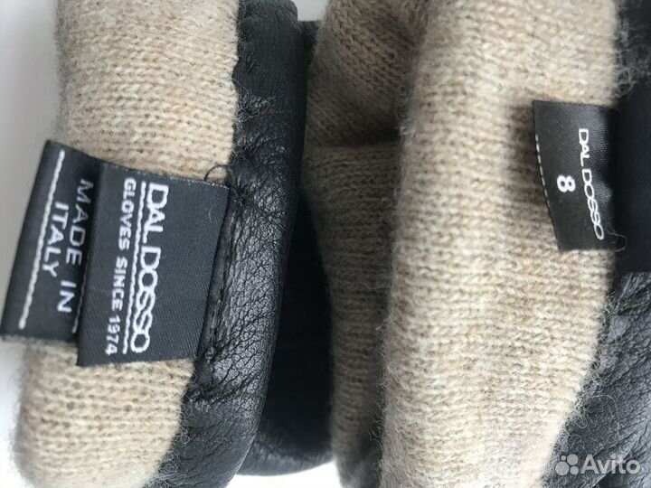 Перчатки мужские кожаные и вязаные тёплые