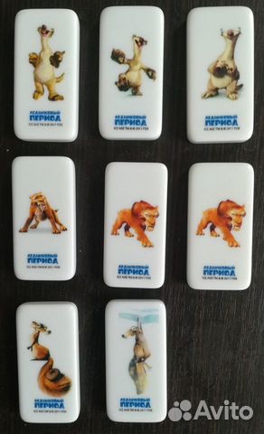 Фишки домино Ледниковый Период