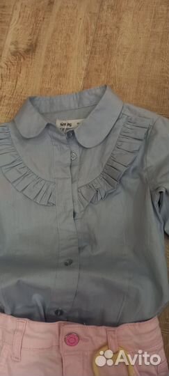 Джинсы блузка на девочку 92 98