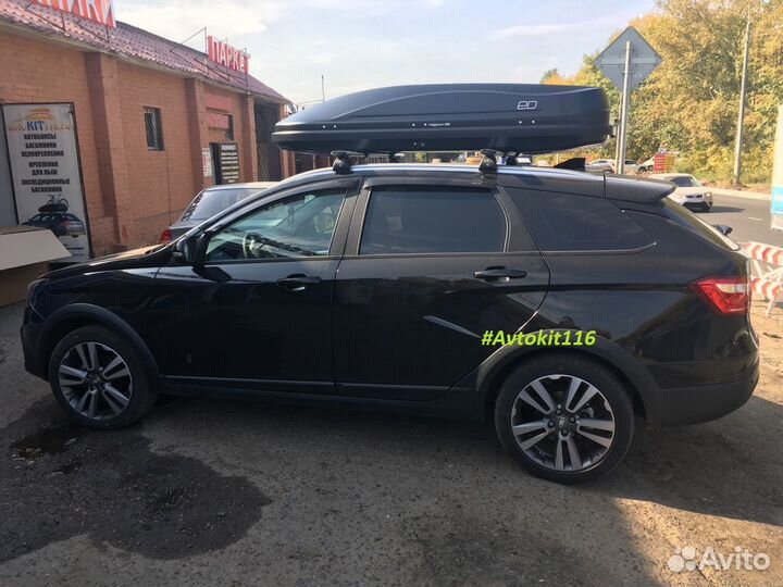 Автобокс Черный карбон на LADA Vesta Sw универсал