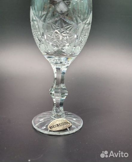 Хрустальные фужеры Lead crystal Чехословакия