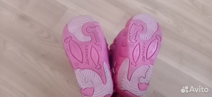 Ботинки для девочки зимние, размер 22-23