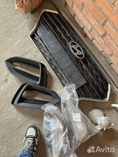 Решетка радиатора solaris