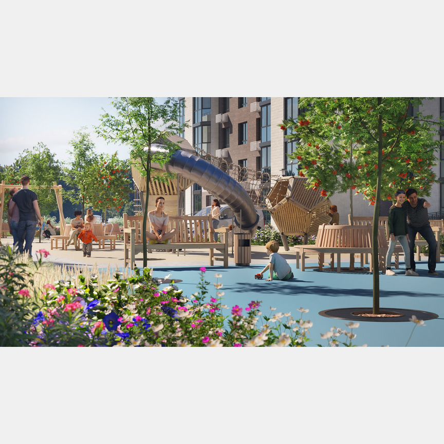 3-к. квартира, 91,5 м², 1/5 эт.