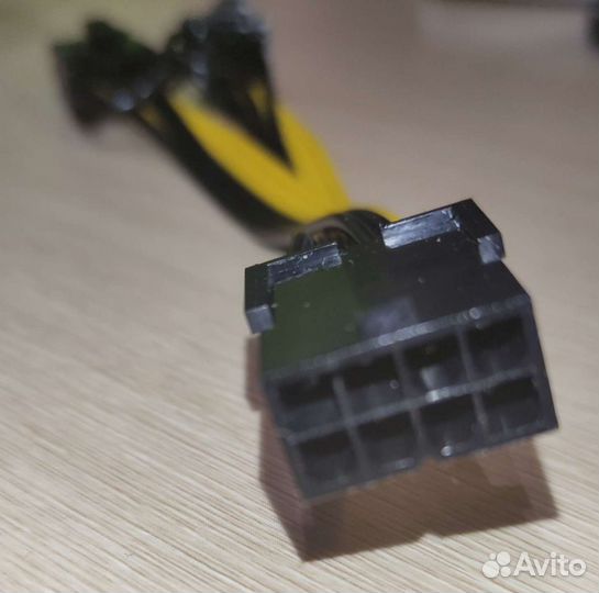 Кабель переходник разветвитель GPU 8pin (6+2pin)
