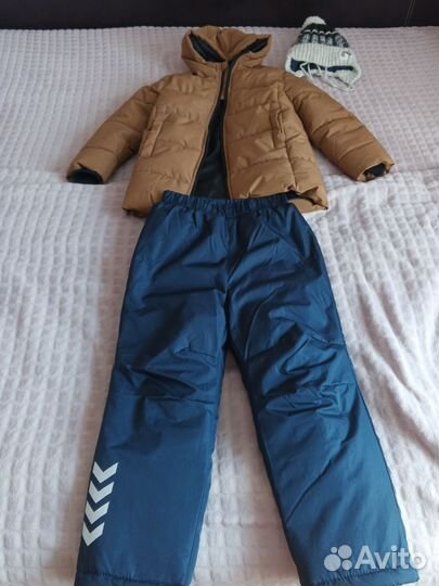 Куртка зимняя со штанами на мальчика 128 134