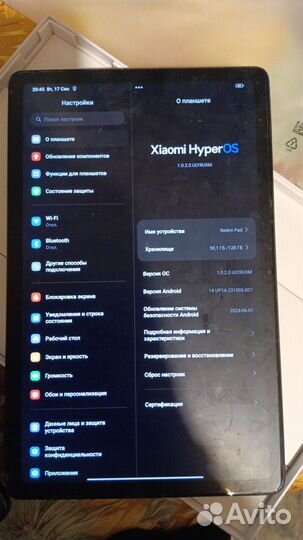 Планшет xiaomi redmi pad 128gb