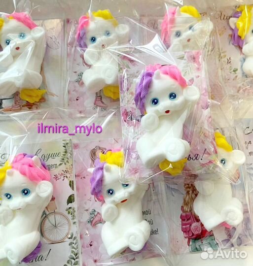 Единорожка мыло для девочек подарок подарки сказка