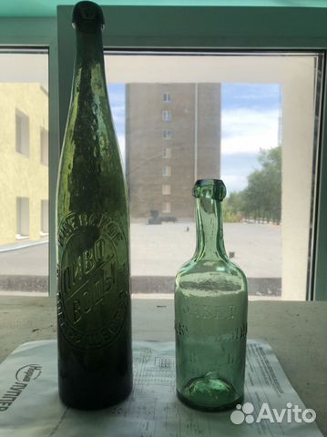 Старинные бутылки 19 века (Ижевское товарищество)