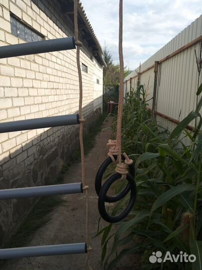 Канат, лестница, кольца