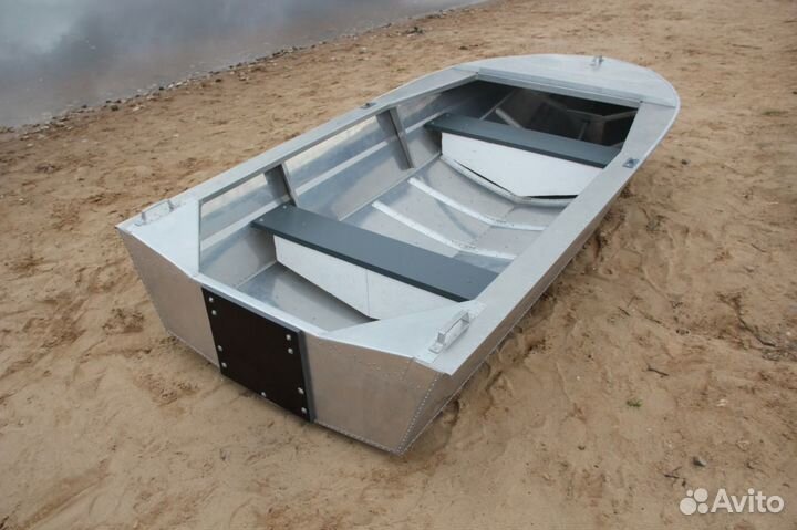 Алюминиевая лодка Мста-Н 3 м., новая, с вёслами