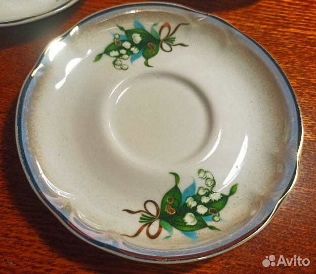Музейный экспонат сервиз,ландыш, СССР