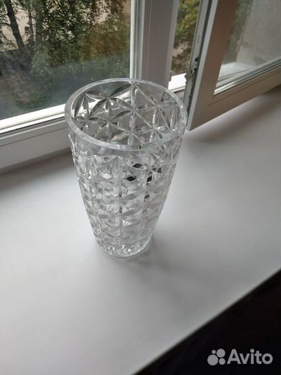 Ваза хрустальная, Богемия