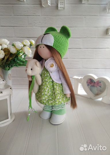 Текстильная интерьерная кукла