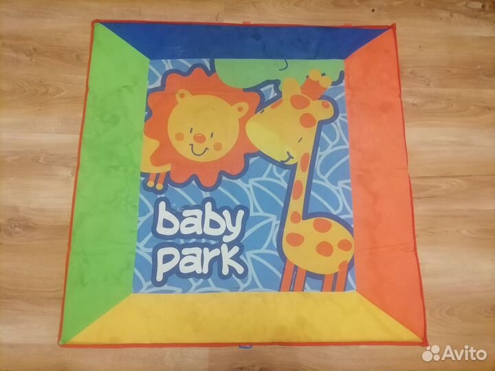 Манеж детский складной с крышей