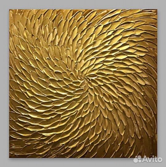 Фактурная картина ручной работы