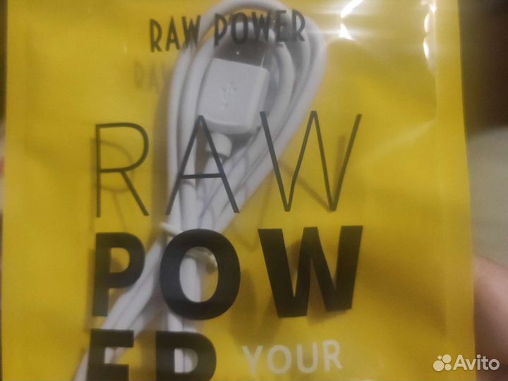 Кабель для зарядки Micro USB RAW power провод 1 м
